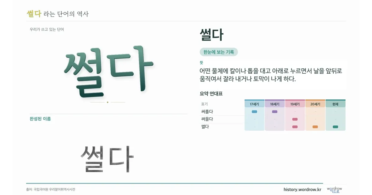 썰다 대표 이미지