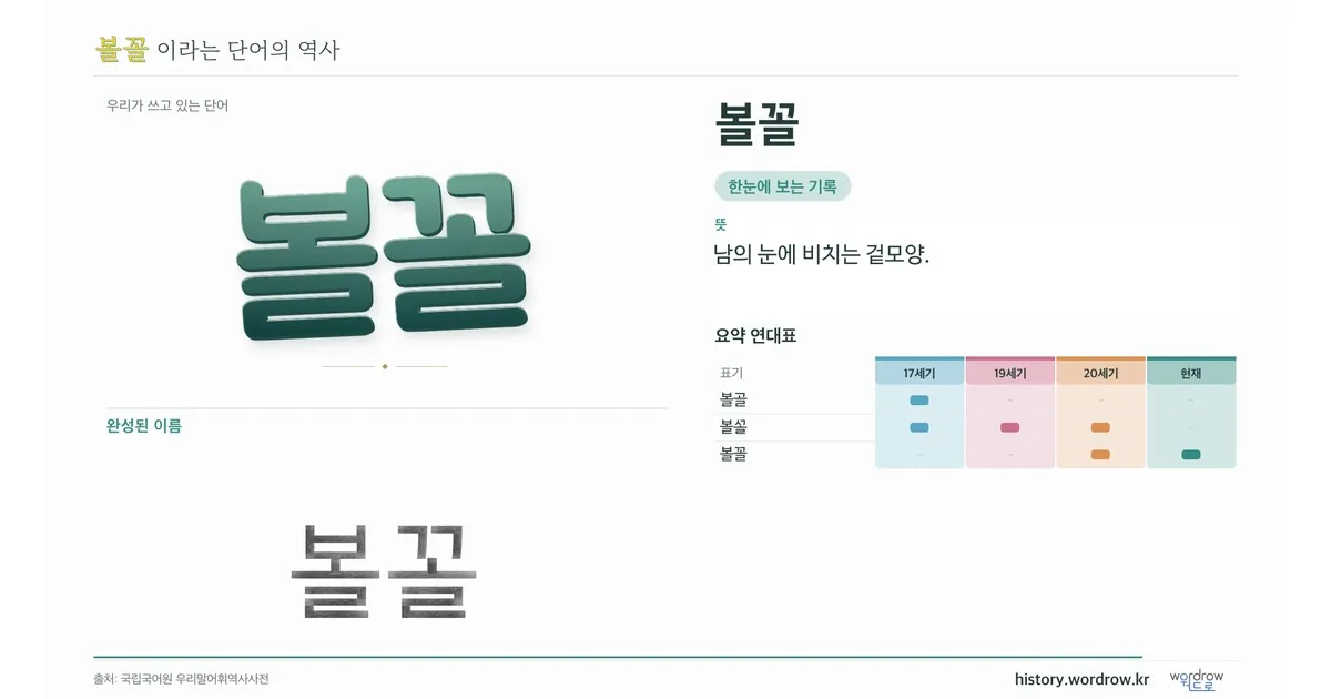 볼꼴 대표 이미지