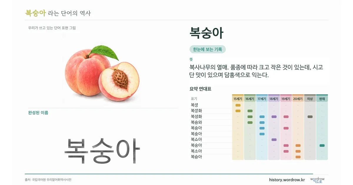 복숭아 대표 이미지