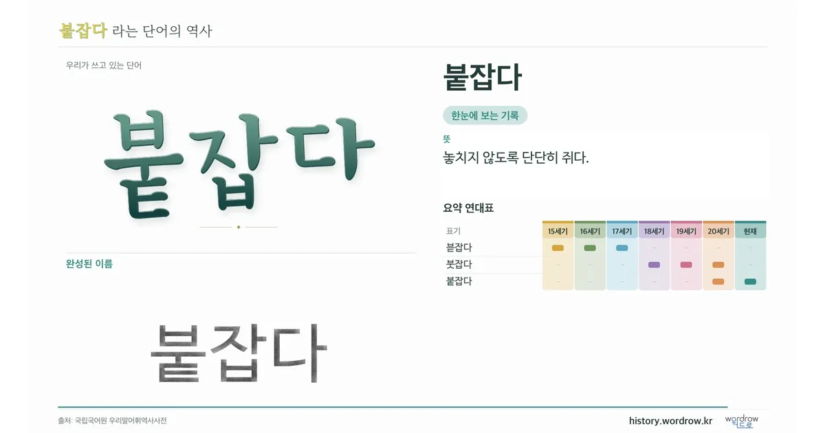 붙잡다 대표 이미지