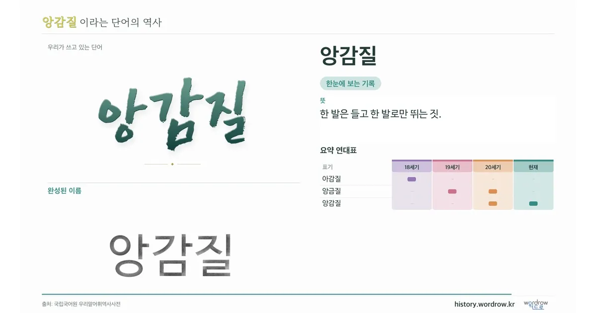 앙감질 대표 이미지
