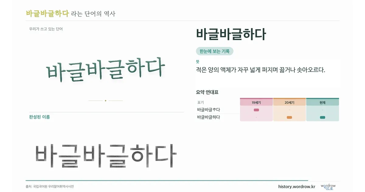바글바글하다 대표 이미지