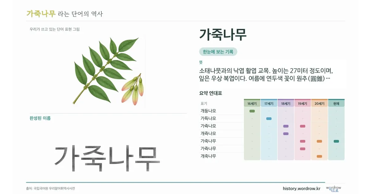 가죽나무 대표 이미지