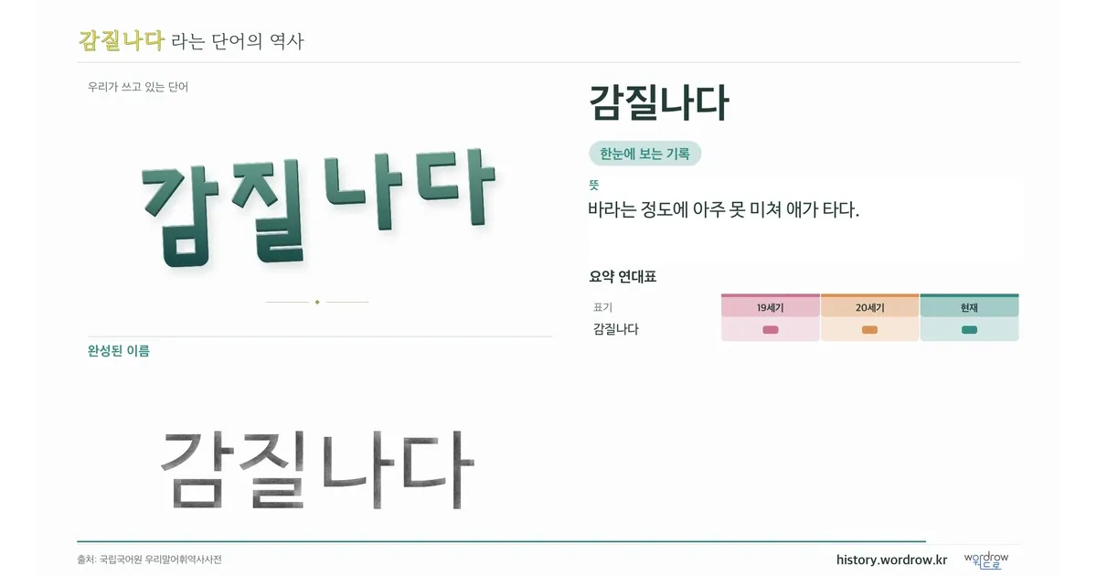 감질나다 대표 이미지