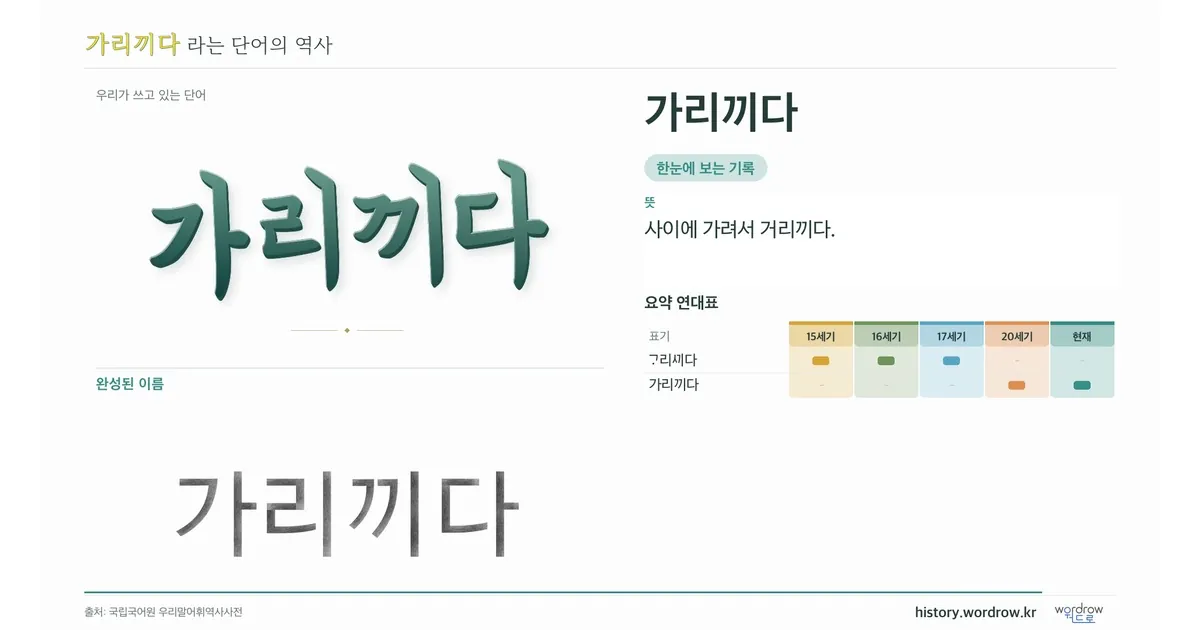 가리끼다 대표 이미지