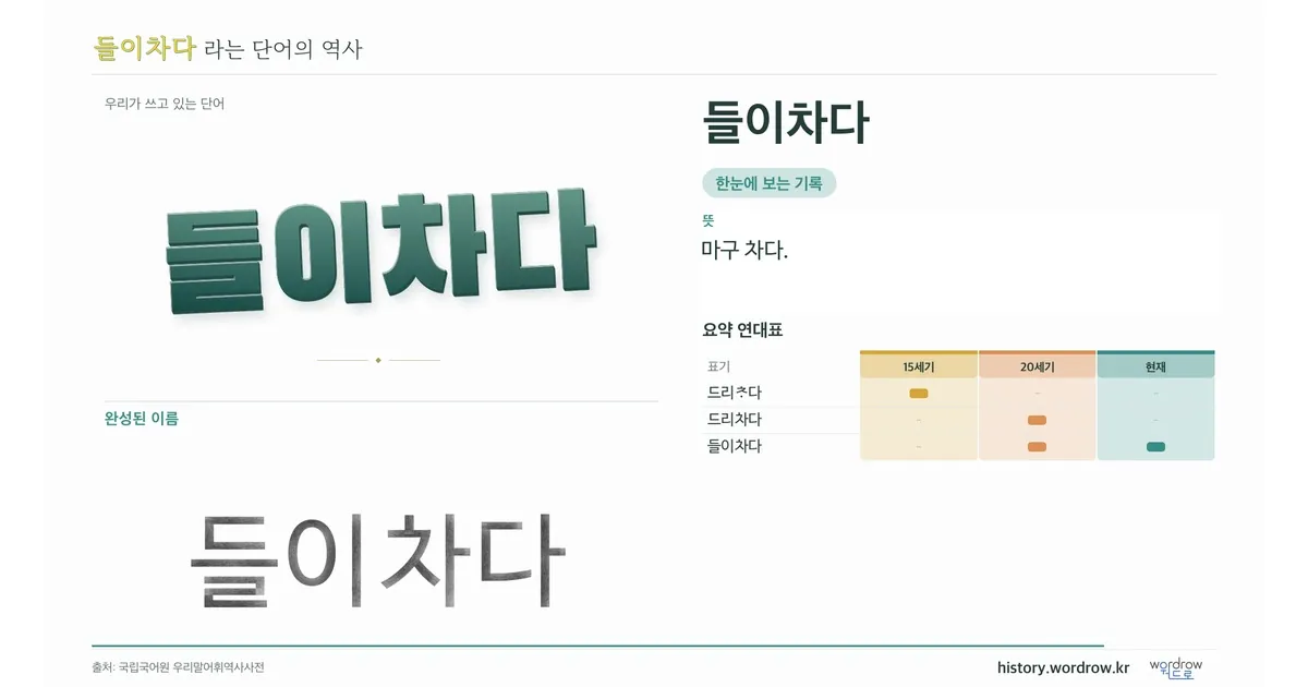 들이차다 대표 이미지