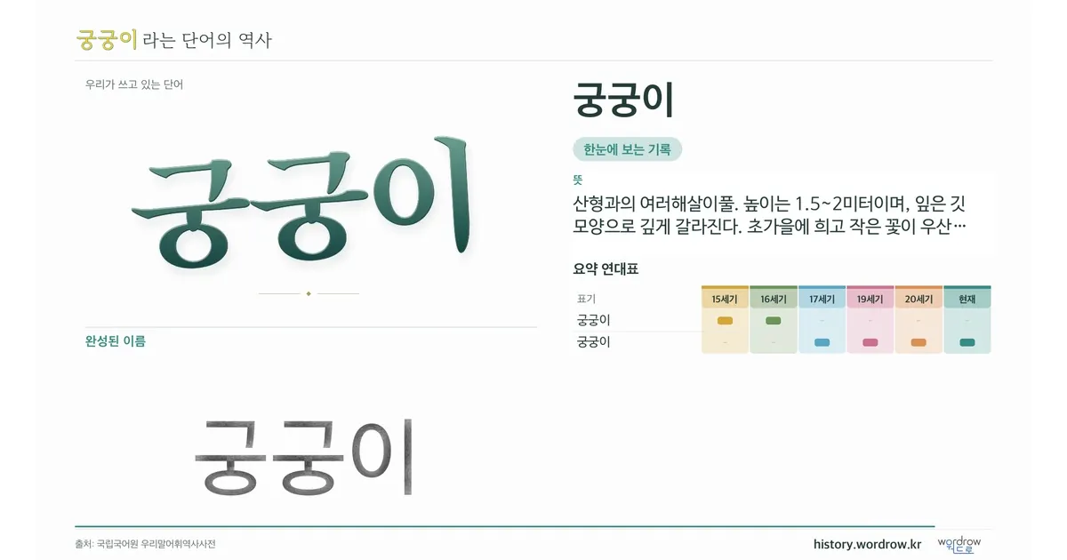 궁궁이 대표 이미지