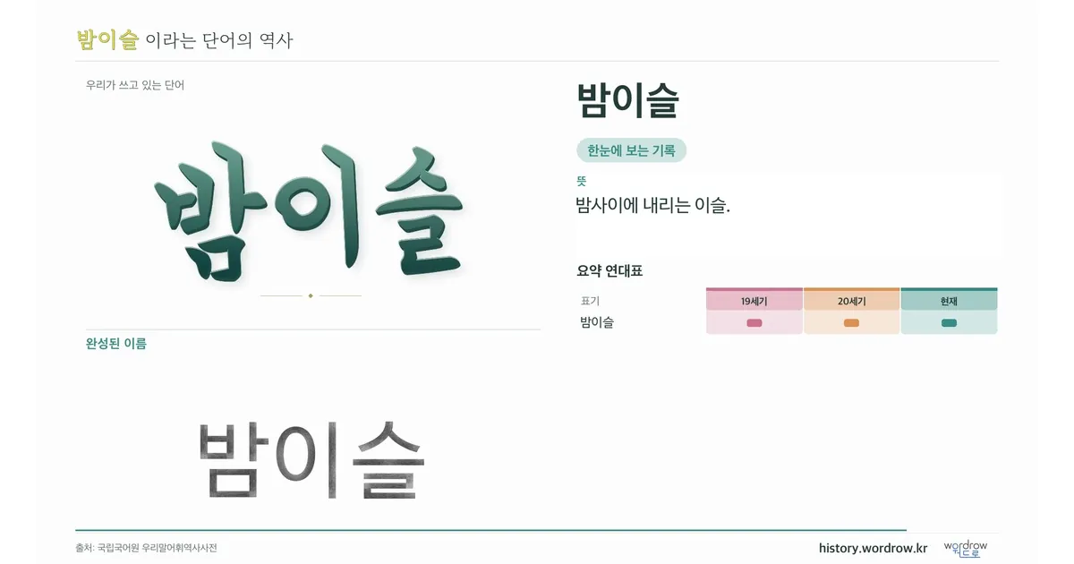 밤이슬 대표 이미지