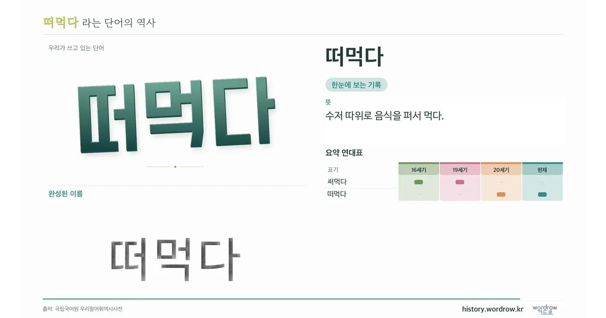 떠먹다 대표 이미지
