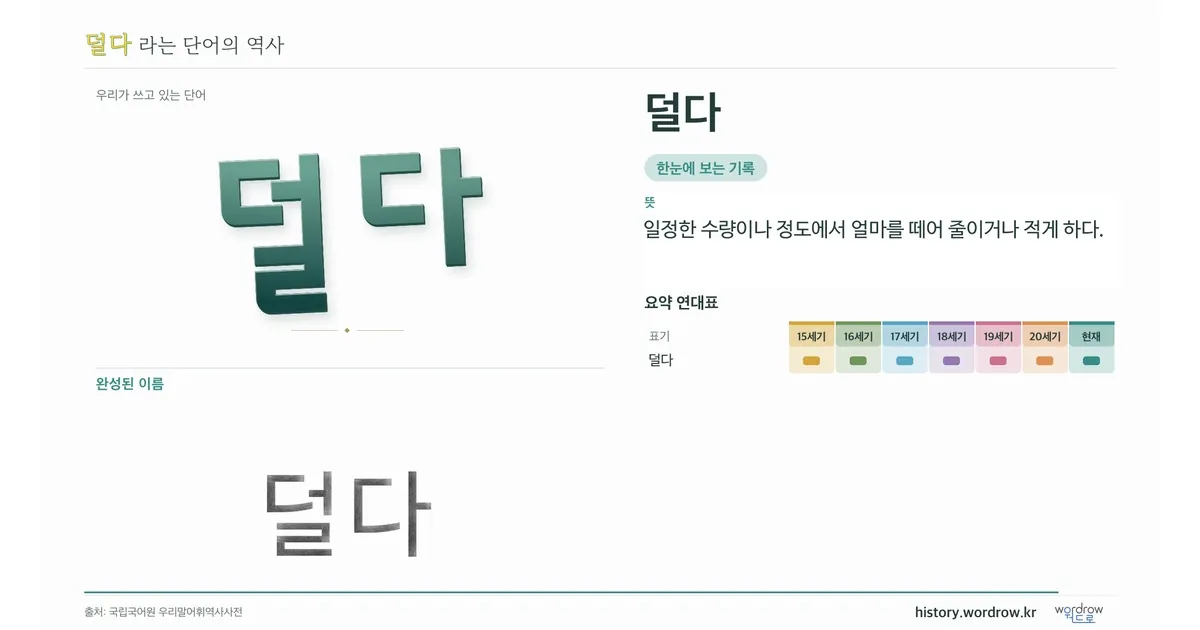 덜다 대표 이미지