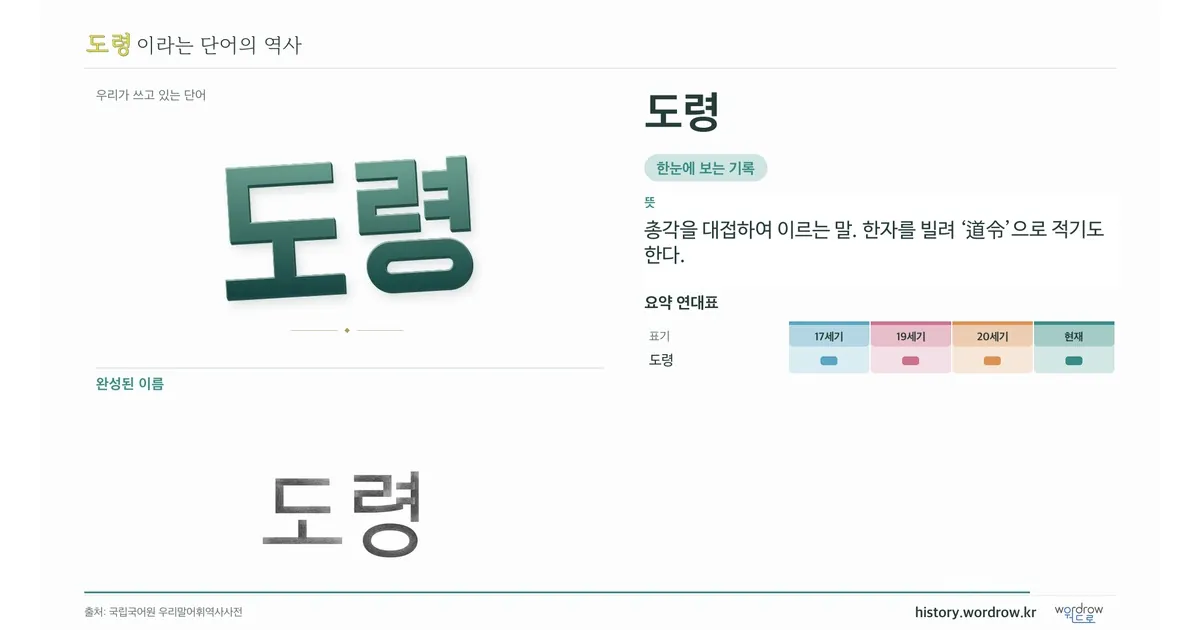 도령 대표 이미지