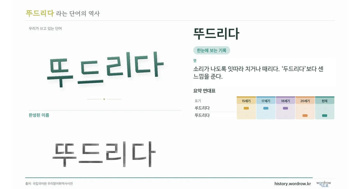 뚜드리다 대표 이미지