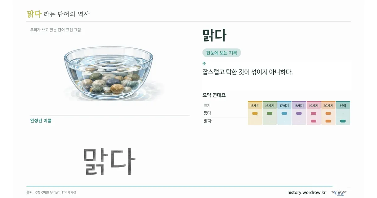 맑다 대표 이미지