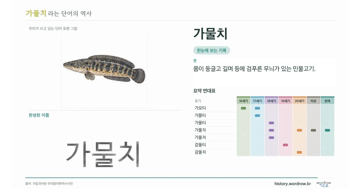 가물치 대표 이미지