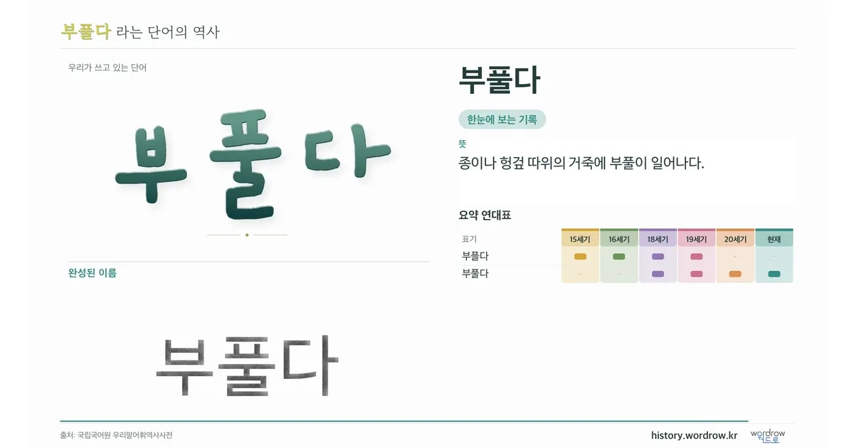 부풀다 대표 이미지