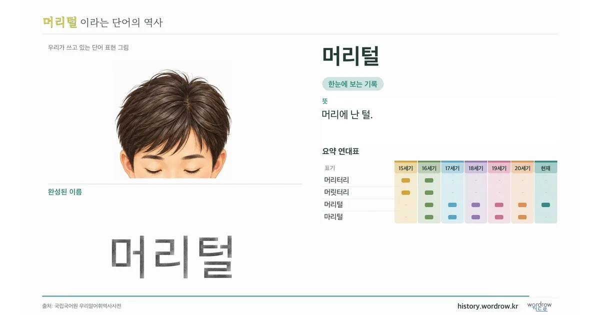 머리털 대표 이미지