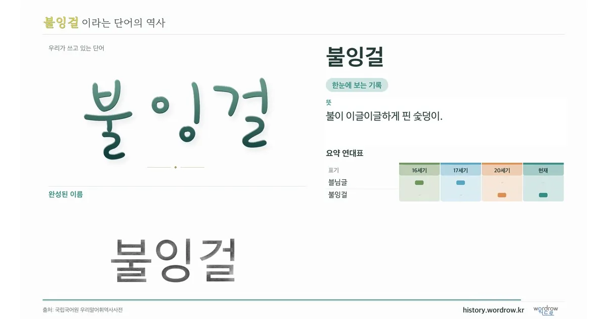 불잉걸 대표 이미지