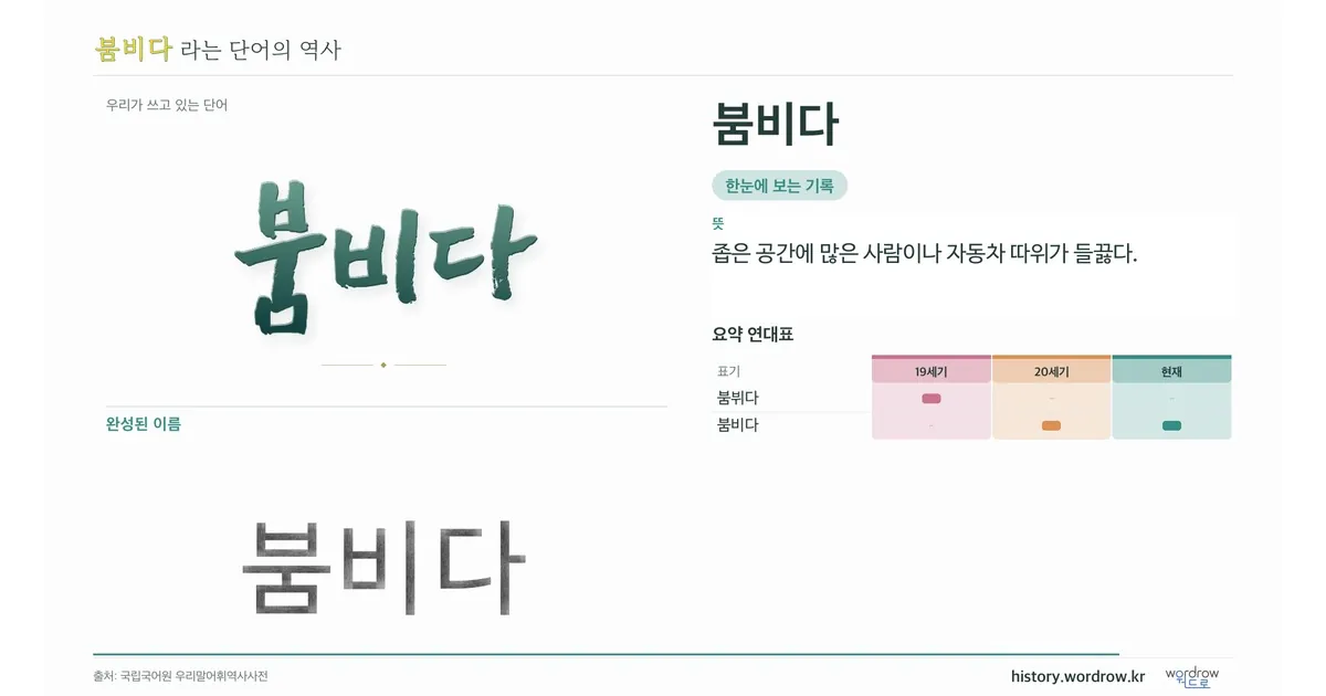 붐비다 대표 이미지