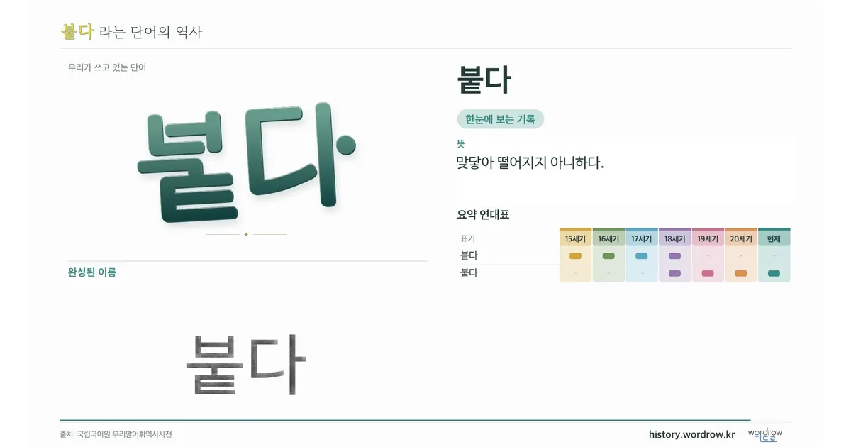 붙다 대표 이미지