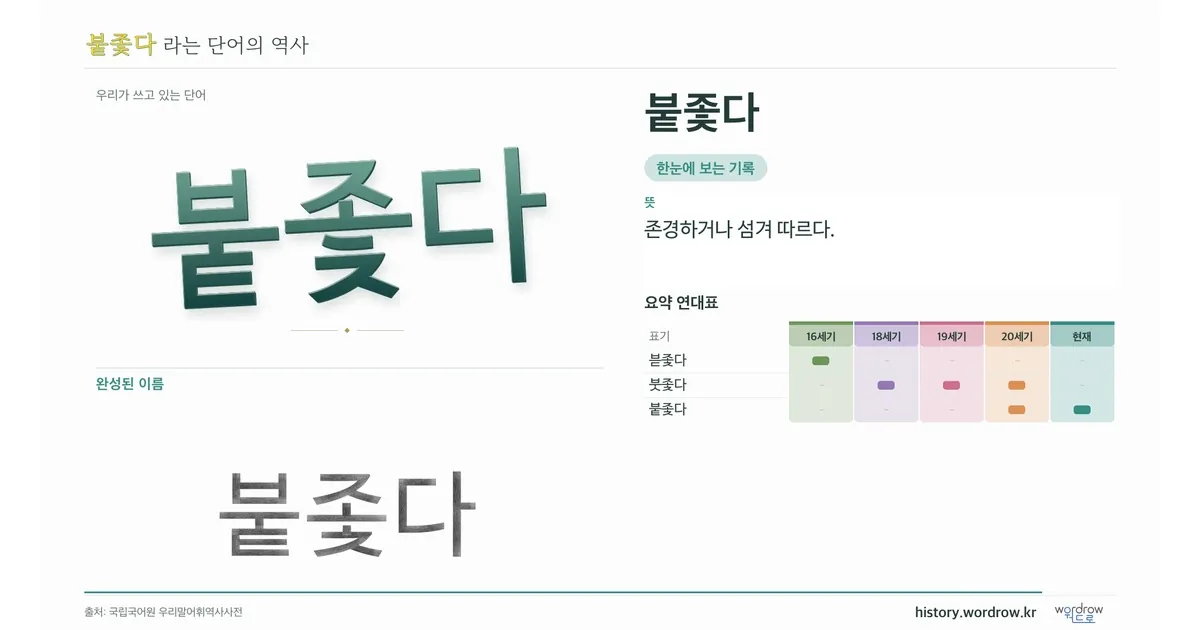 붙좇다 대표 이미지