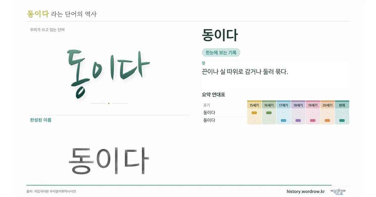 동이다 대표 이미지