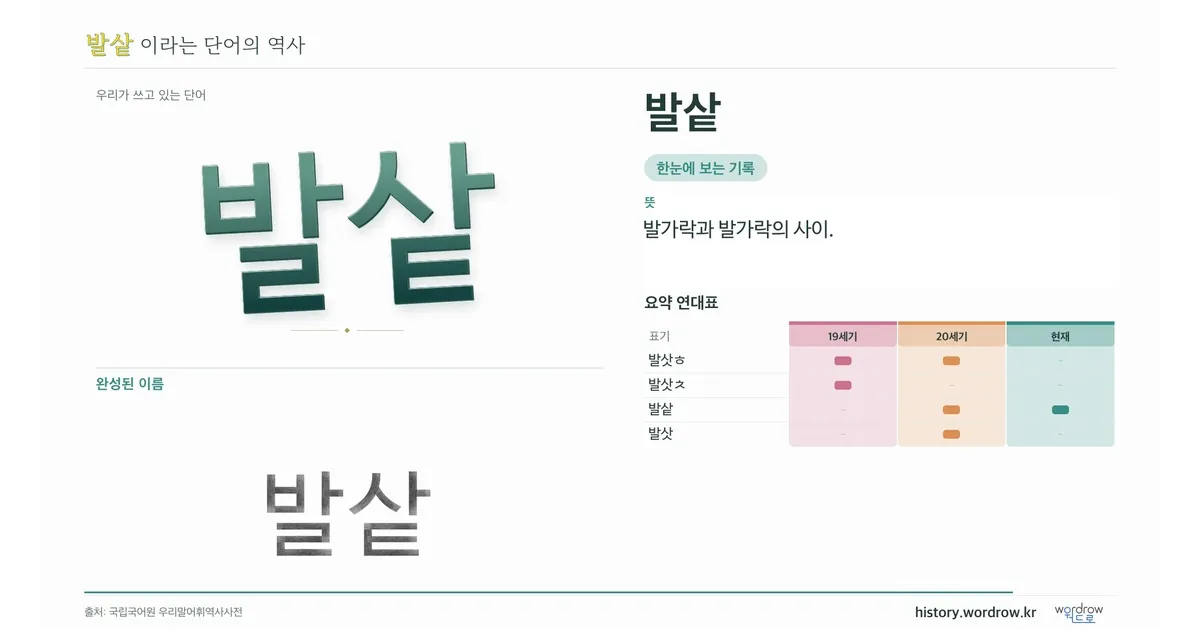 발샅 대표 이미지