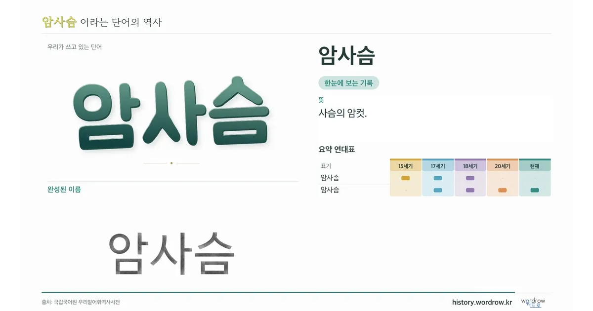 암사슴 대표 이미지