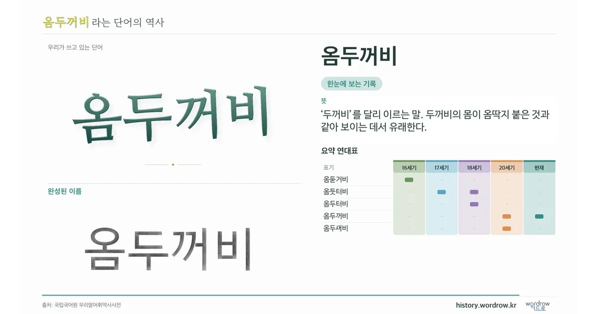 옴두꺼비 대표 이미지
