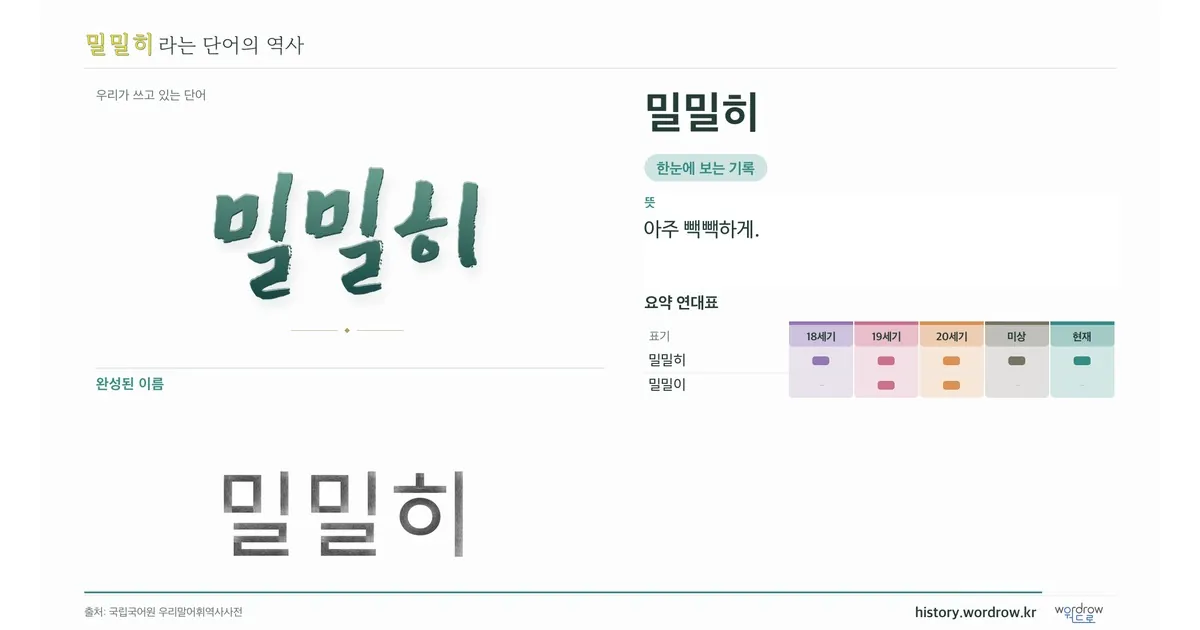 밀밀히 대표 이미지