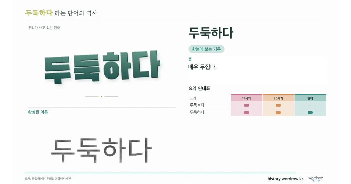 두둑하다 대표 이미지