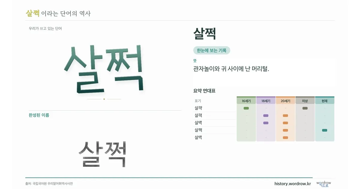 살쩍 대표 이미지