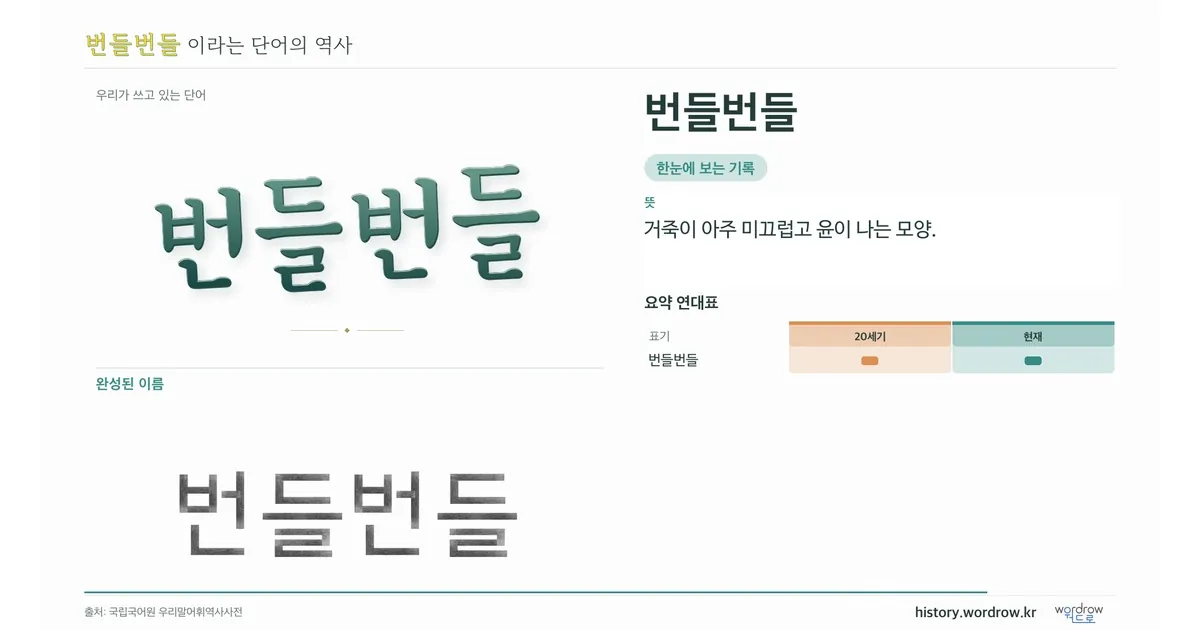 번들번들 대표 이미지