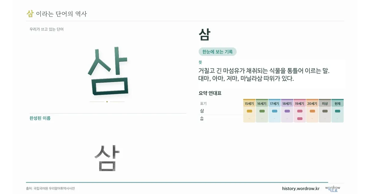삼 대표 이미지