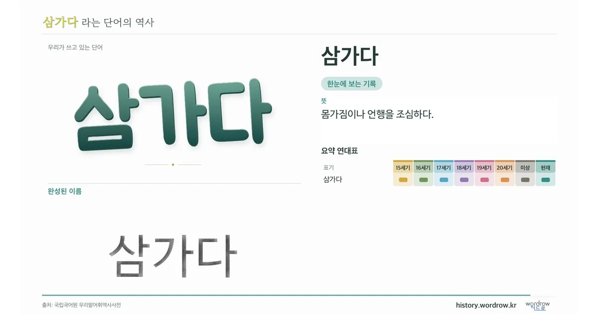 삼가다 대표 이미지