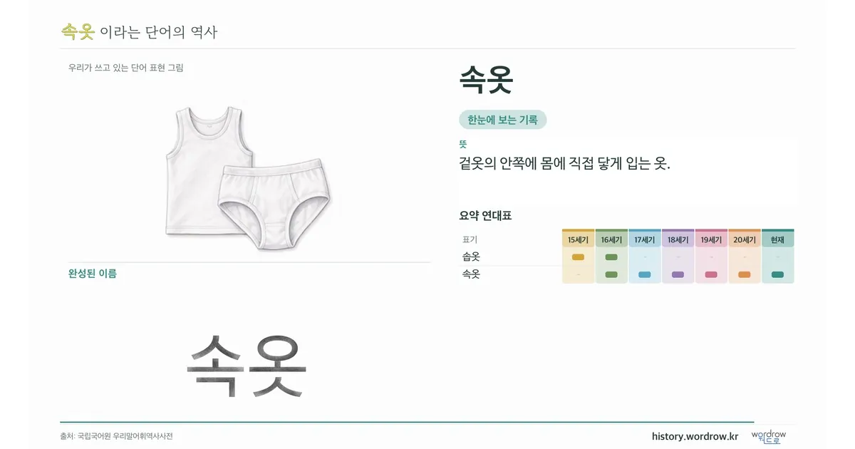 속옷 대표 이미지