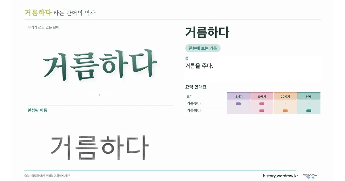 거름하다 대표 이미지