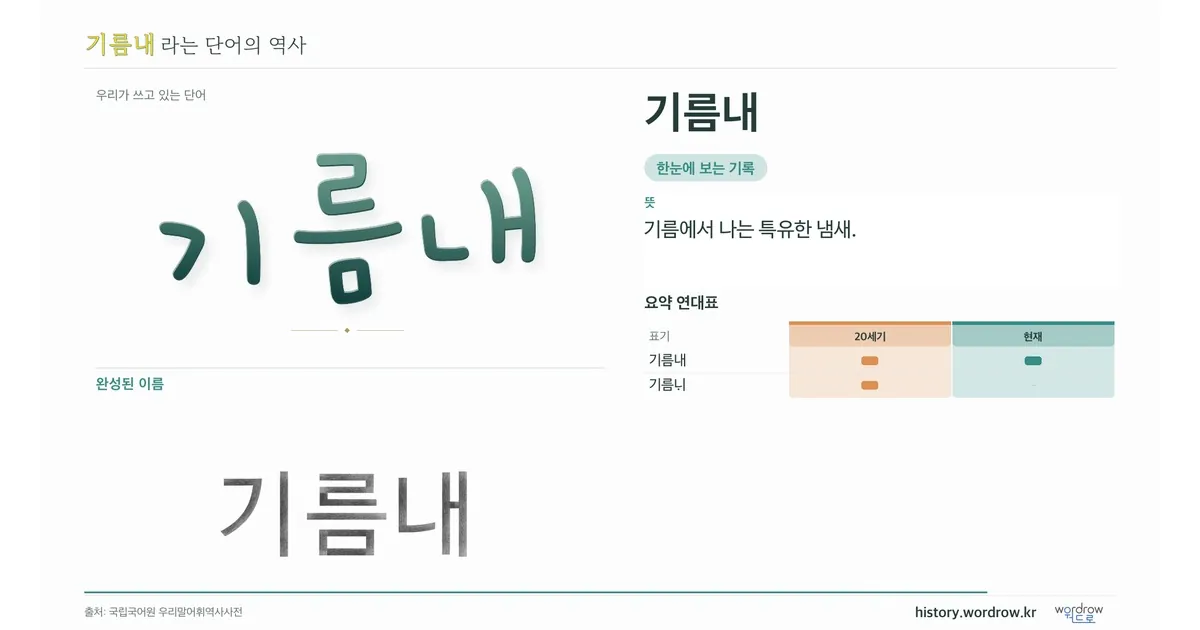 기름내 대표 이미지