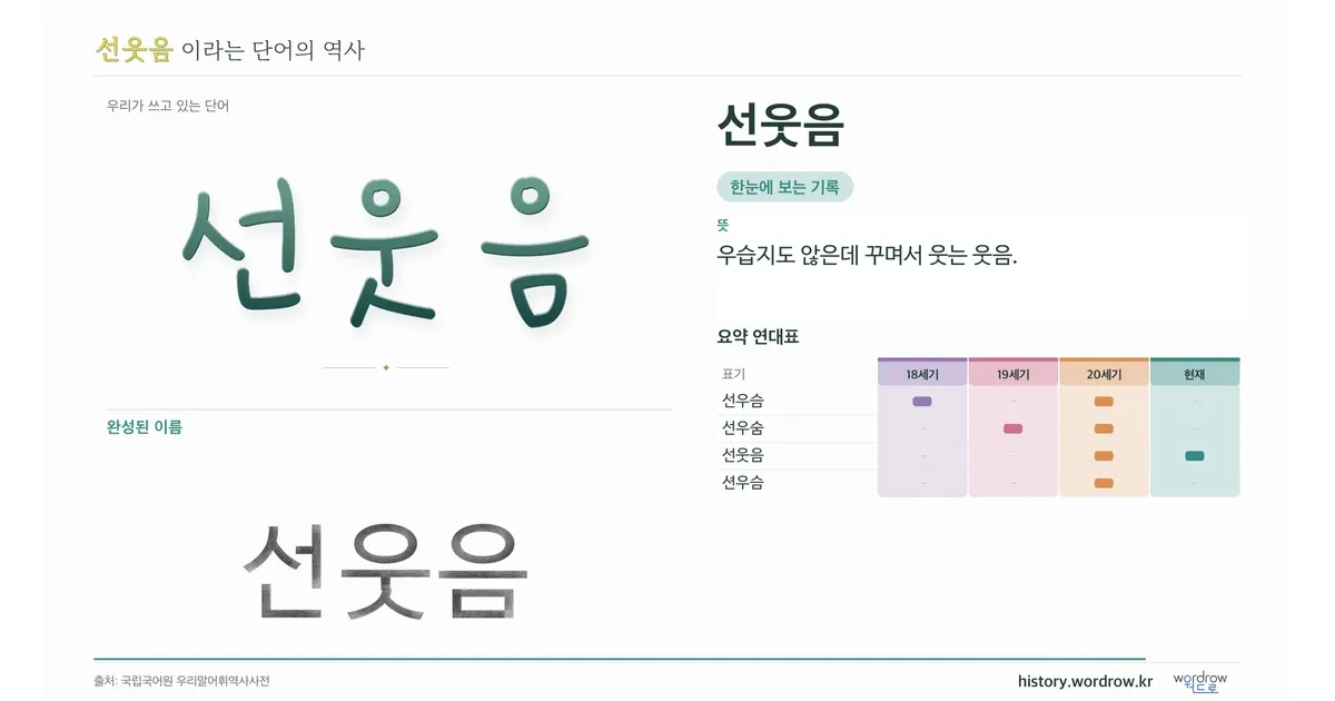 선웃음 대표 이미지