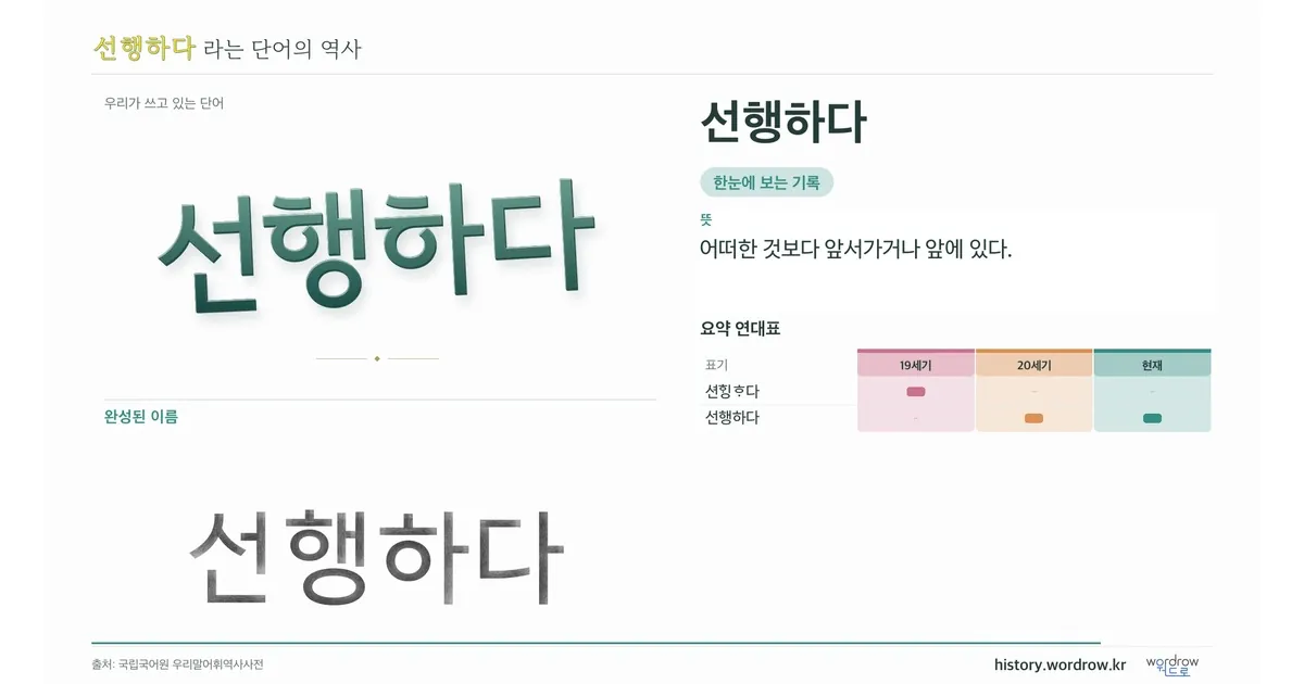 선행하다 대표 이미지