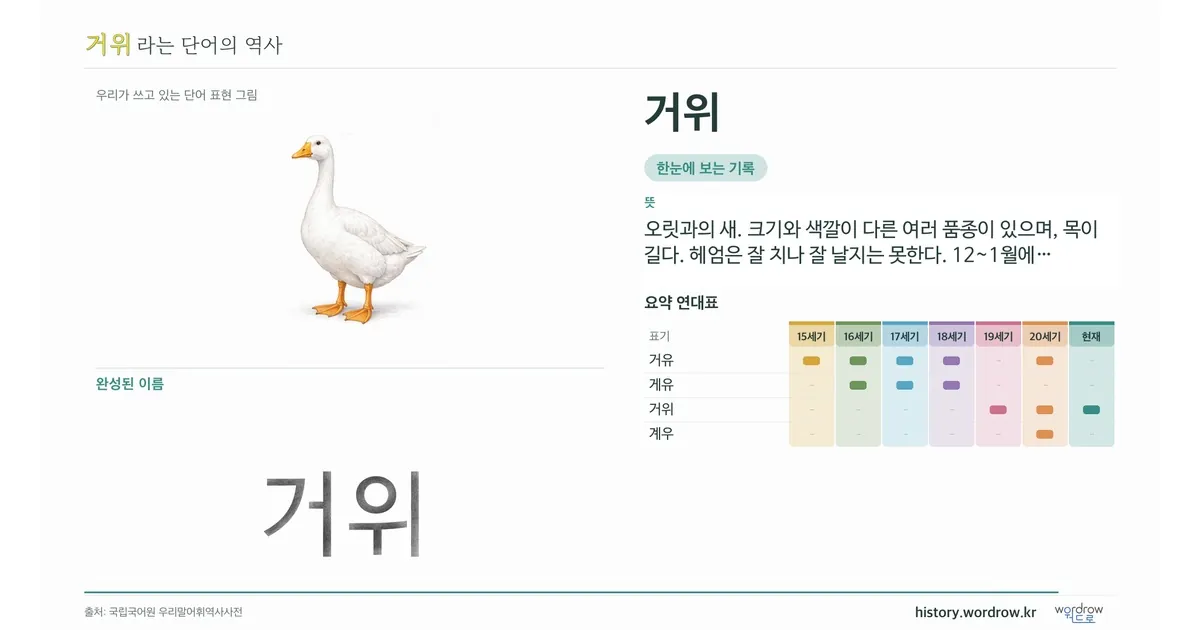 거위 대표 이미지