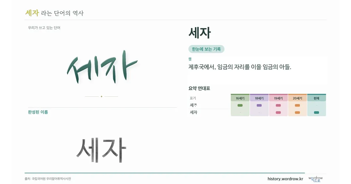 세자 대표 이미지