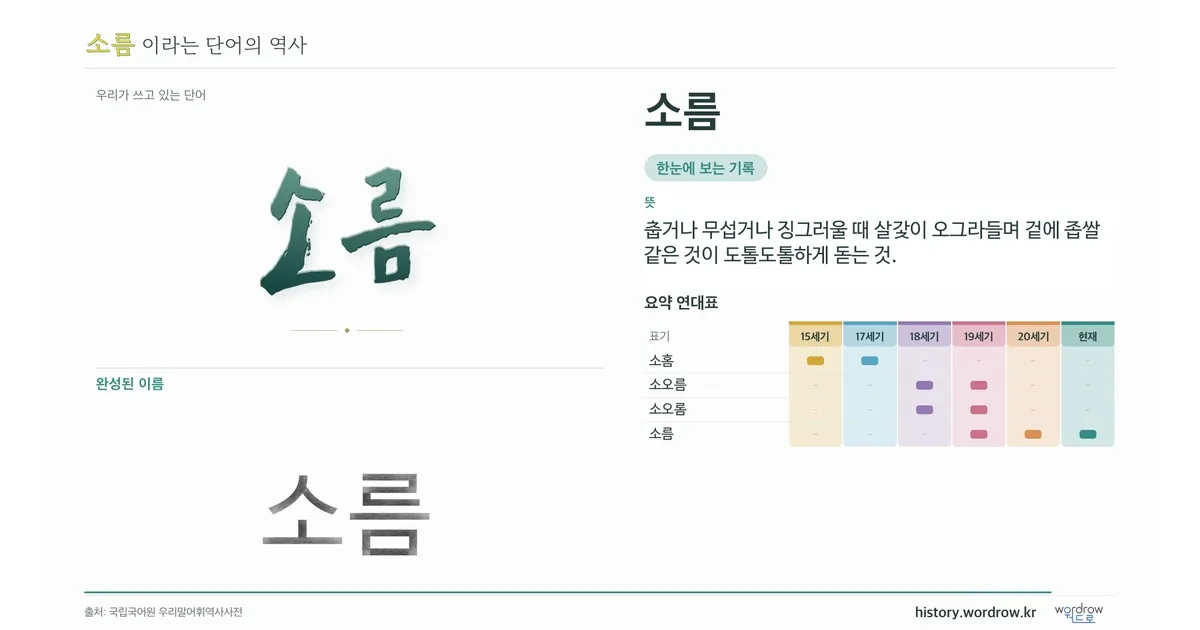 소름 대표 이미지