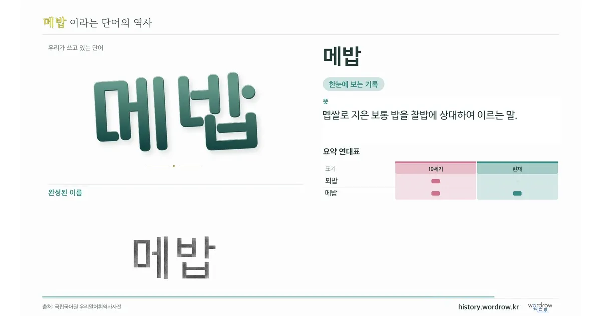 메밥 대표 이미지