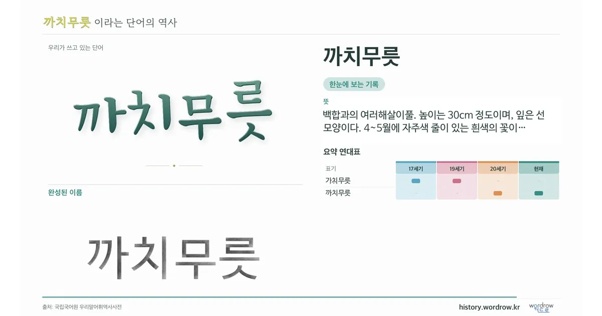 까치무릇 대표 이미지