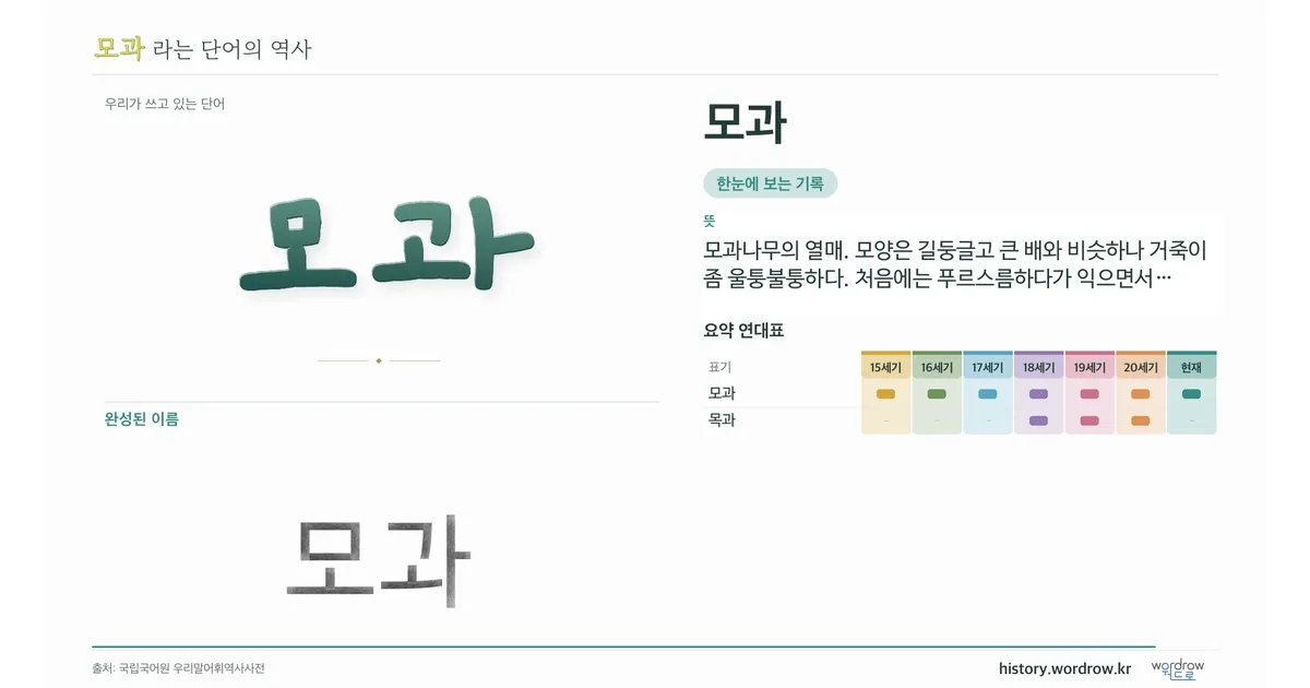 모과 대표 이미지