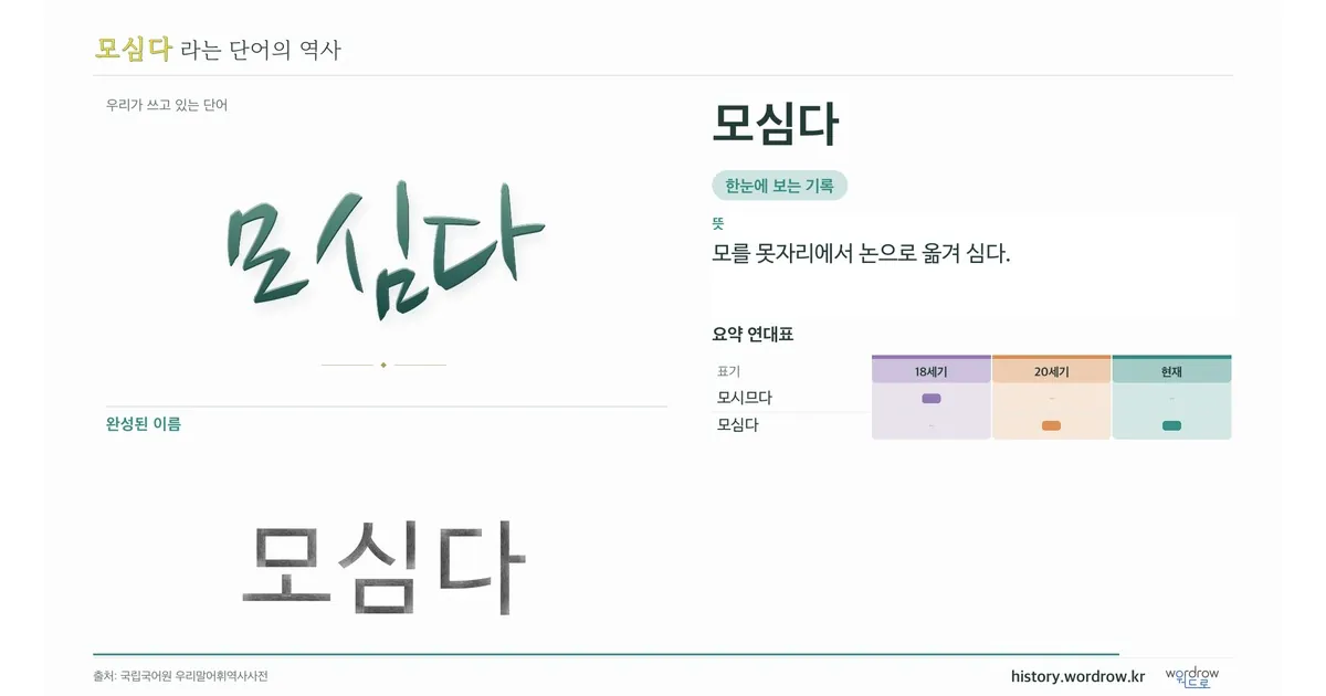 모심다 대표 이미지