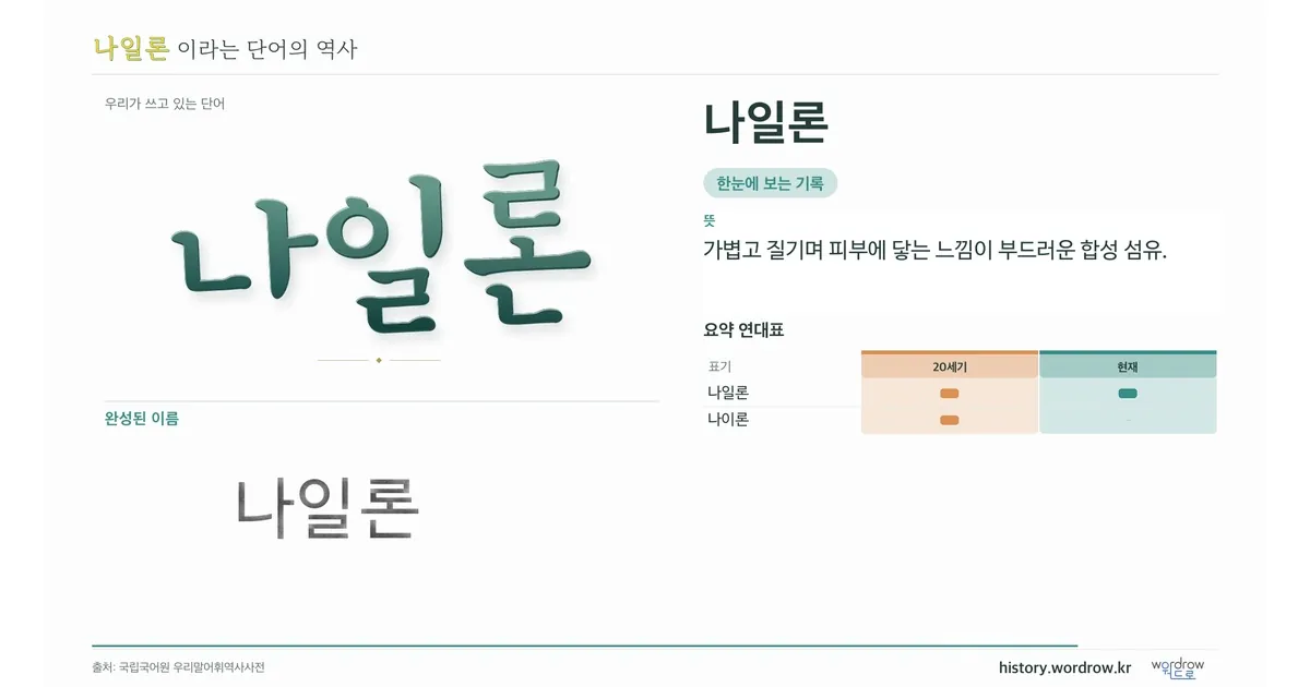 나일론 대표 이미지