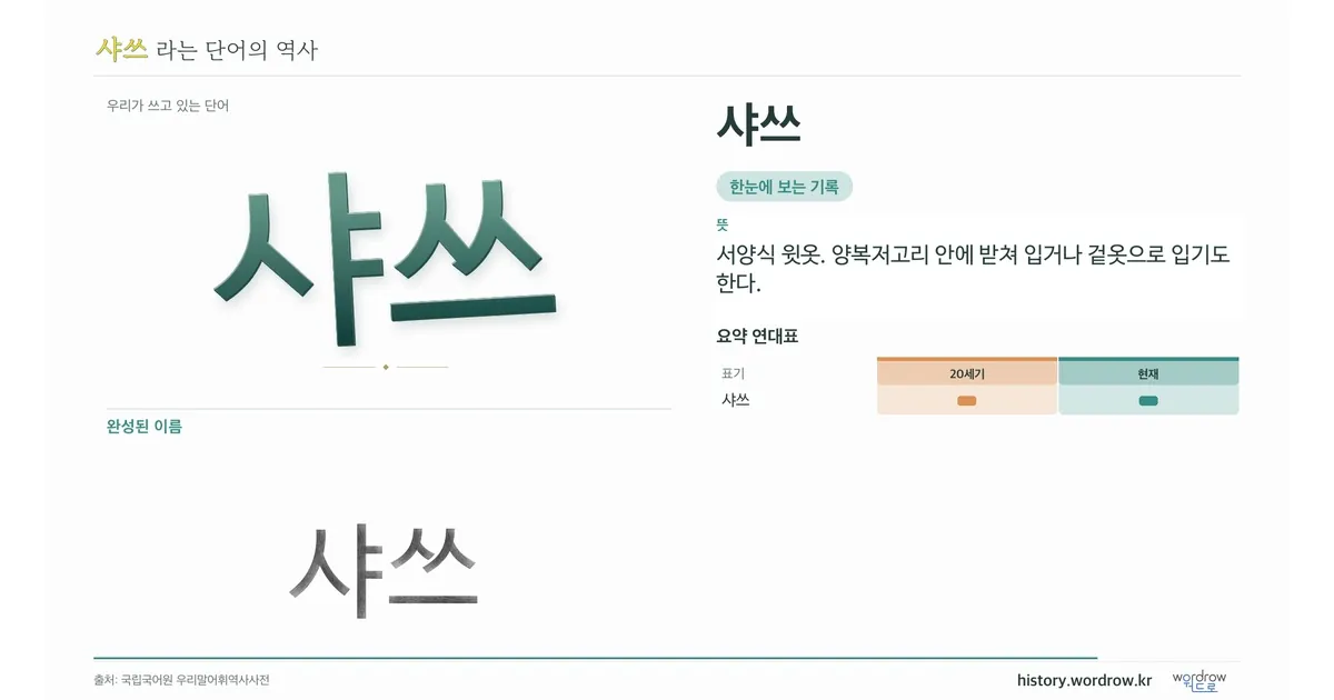 샤쓰 대표 이미지