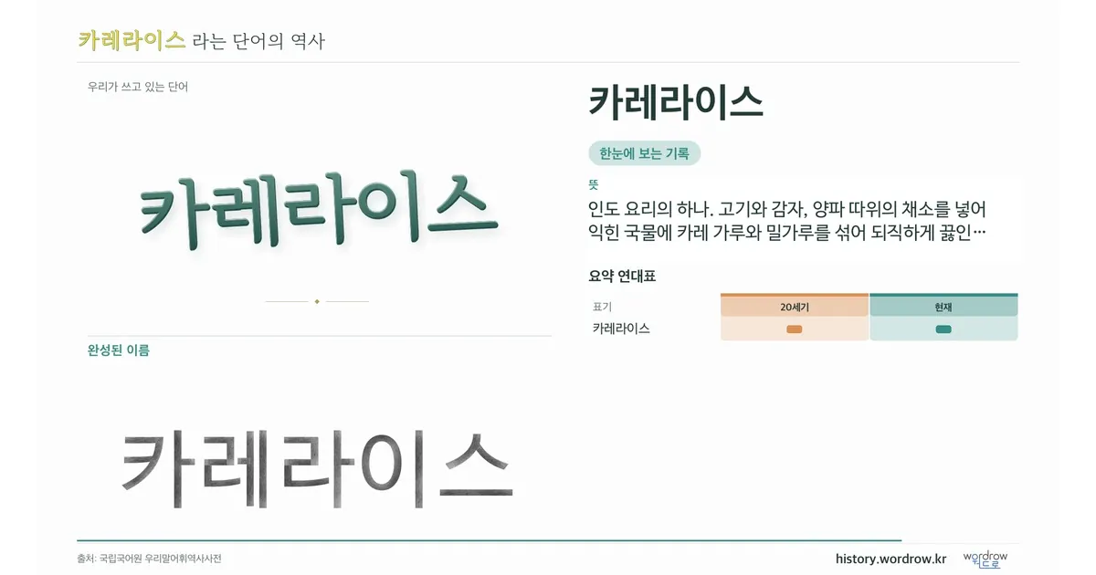 카레라이스 대표 이미지