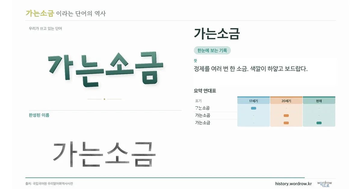 가는소금 대표 이미지